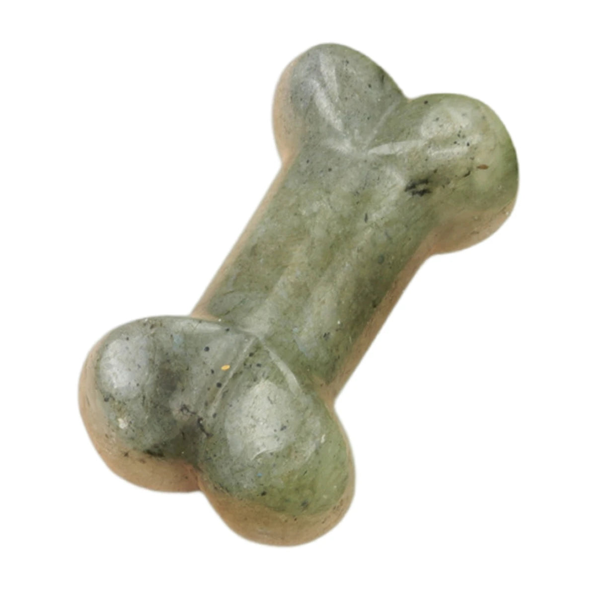 Wholesale Natural Stone Dog Bone Pendant Mini Handmade Carved Crystal Bone Healing Crystal Wire Wrapped Necklace Charm