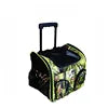 Airline Approved 4-In-1 Pet Travel Backpack Nylon Dog Carrier with Wheels for Hiking and Travel Zipper Closure Animal Pattern