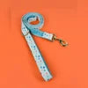 MIDEPET Luxury Dog Leash Padded Ribbons Floral Pattern High Quality Personalized Design New Year Valentine's Day Fashionable