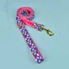 MIDEPET Luxury Valentine's Day & New Year's Gift High Quality Quick Release Dog Collar with Gold Hardware and Ribbons