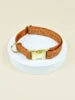 MIDEPET Luxury Valentine's Day & New Year's Gift High Quality Quick Release Dog Collar with Gold Hardware and Ribbons