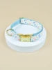 MIDEPET Luxury Valentine's Day & New Year's Gift High Quality Quick Release Dog Collar with Gold Hardware and Ribbons