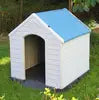 Large Sturdy Dog House with Easy Assembly Print Pattern Large Plastic, Waterproof  Large Dog Cage Enclosure for Outdoor Garden