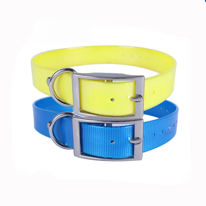Waterproof Hunting Collars Zinc Alloy Buckle TPU Pet Dog Collar