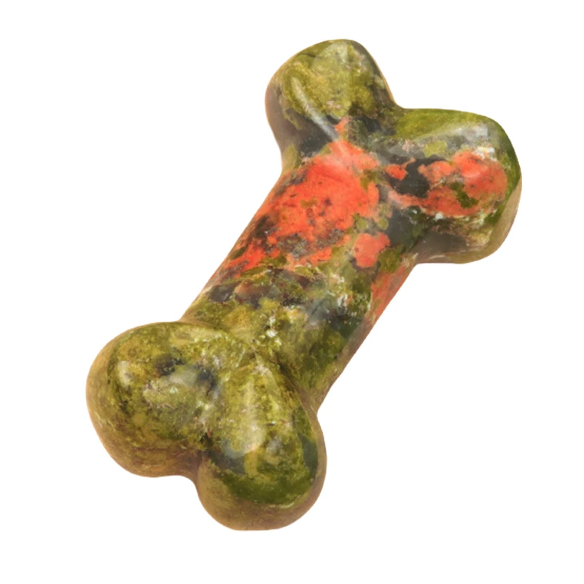 Wholesale Natural Stone Dog Bone Pendant Mini Handmade Carved Crystal Bone Healing Crystal Wire Wrapped Necklace Charm