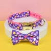 MIDEPET Valentine's Day New Year Gift Factory Wholesale Luxury Brand Hands Free Dog Collar and Leash for Small Medium Large Dogs