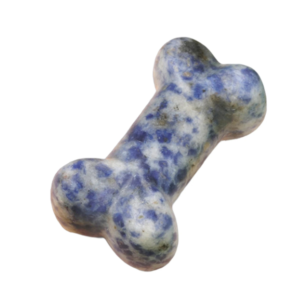 Wholesale Natural Stone Dog Bone Pendant Mini Handmade Carved Crystal Bone Healing Crystal Wire Wrapped Necklace Charm