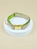 MIDEPET Luxury Valentine's Day & New Year's Gift High Quality Quick Release Dog Collar with Gold Hardware and Ribbons