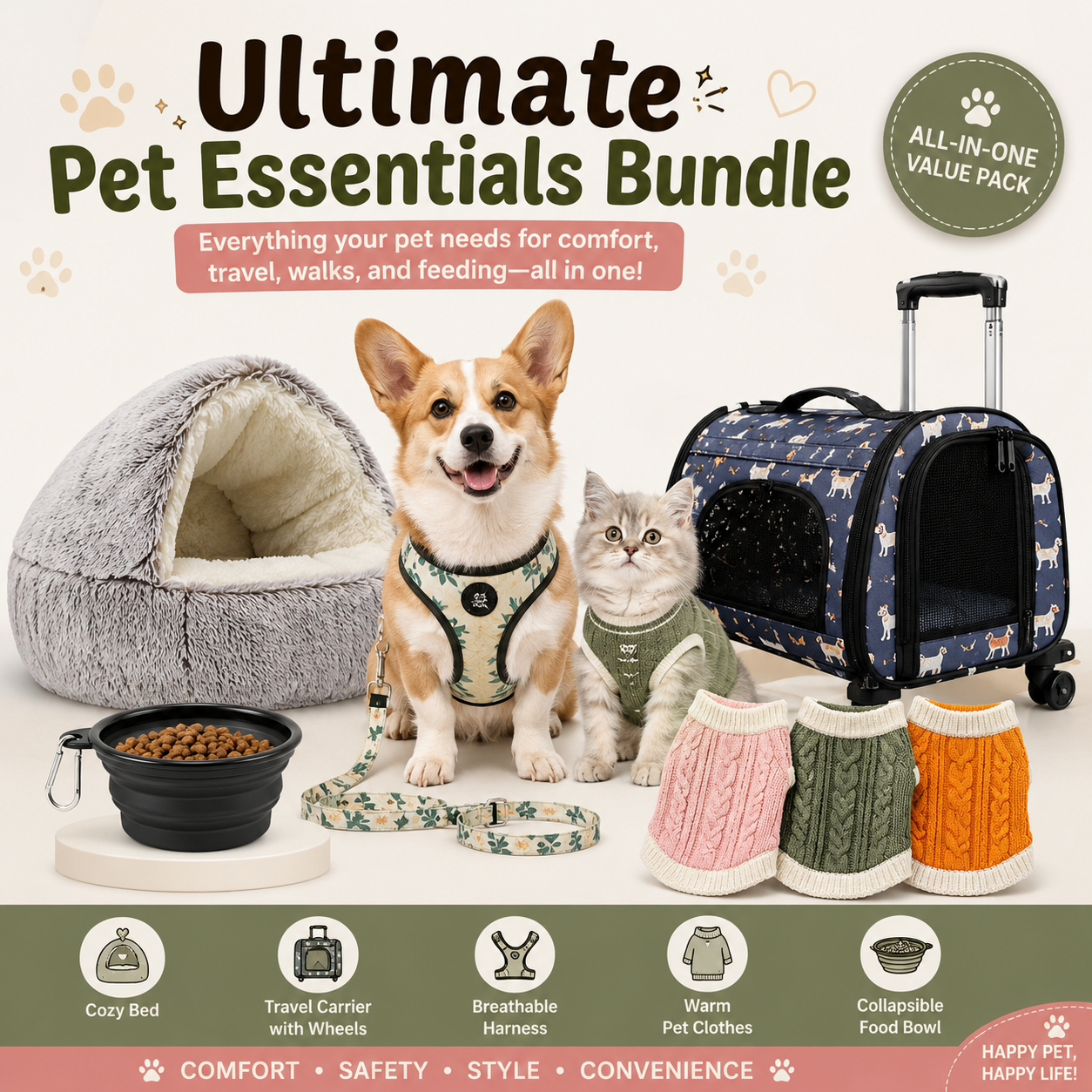 Ultimate Pet Essentials Bundle